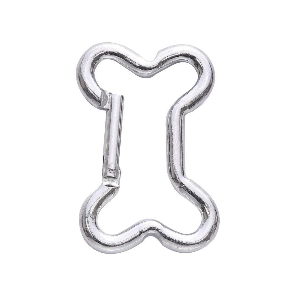 1pc Mountaineering Buckle Love Star Buckle D-Shaped Buckle Color Backpack Buckle Aluminum Keychain DIY Accessories