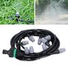 10m / 32.8ft 4/7 Irrigation Hose with 10 Misting Sprayer Nozzles Garden Greenhouse Terrace Watering System Irrigation Tubing