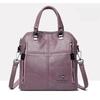 2022 New High Quality Leather Backpack Women Shoulder Bags Multifunction Travel Backpack School Bags for Girls