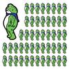1/5/10/20/50/100Pcs Resist Frog Sticker Waterproof PVC Frog Meme Sticker Cell Phone Laptop Computer Helmet Water Bottle Decorative Animal Decal