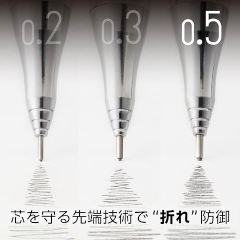 Pentel Mechanical Pencil Orenz 0.5mm Saxophone Blue Shaft XPP505-RC