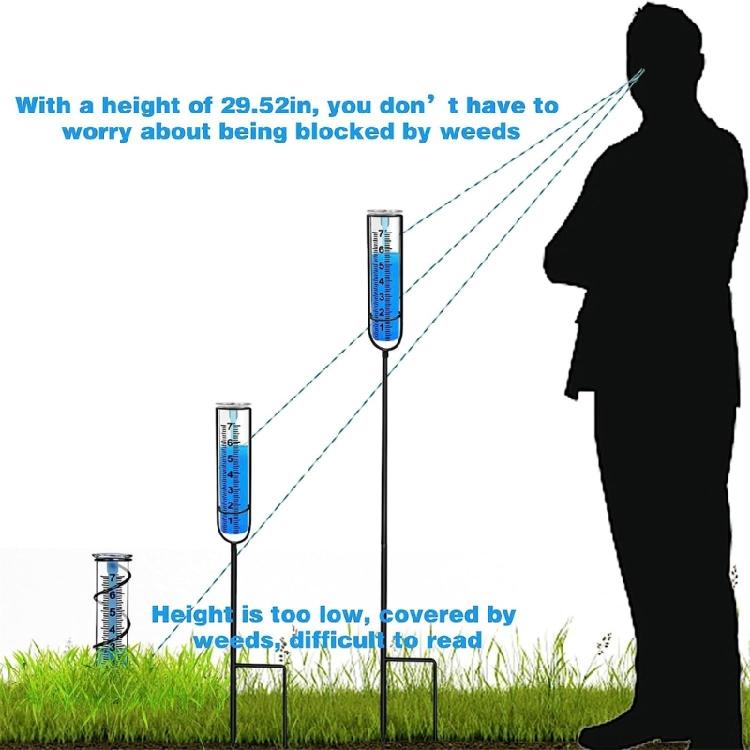 Regenmesser Verbessert Frostsicherer Regenmesser Outdoor Bester Preis 7" Fassungsvermögen Groß