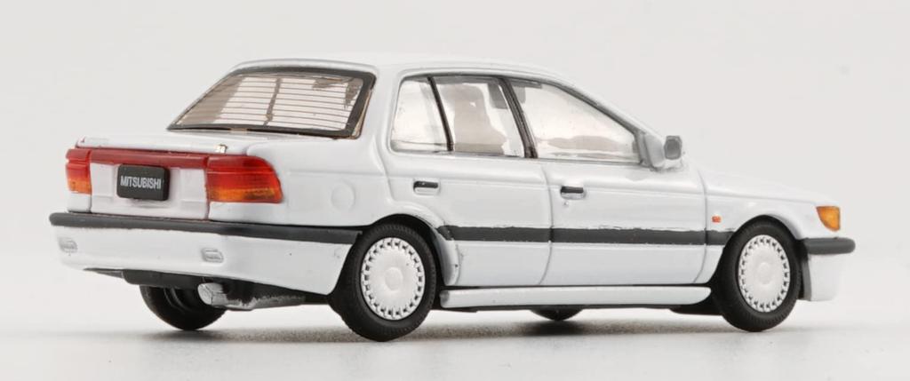 BM Creations Mitsubishi Lancer GTI 1988 White RHD Finished Model 1/64 (64B0174)