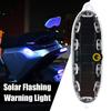Solar Strobe Warning Light Sensitive Led Warning Lamp Auto Parking Beacon Waterproof Solar Light Lamp Rear Warning Flashing C9p7