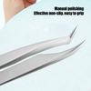 Stainless Steel Eyelash Extension Tweezers False Eyelashes Grafting Tweezers Makeup Tool