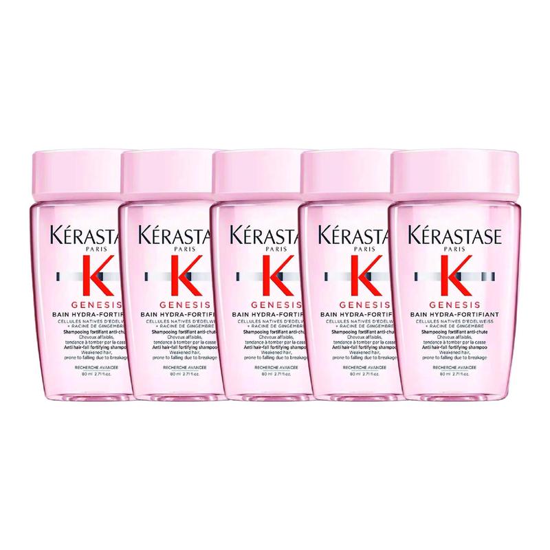 Kerastase Dual function shampoo oil control moisturizing + Fuyuan Xin Silk Refreshing Shampoo 80ml*5 коричневый