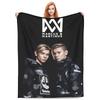 Marcus And Martinus Twin Boys Bedding Throws MM Singer Flannel Bedspread For Couch Bed Comfortable Sofa Bed Cover