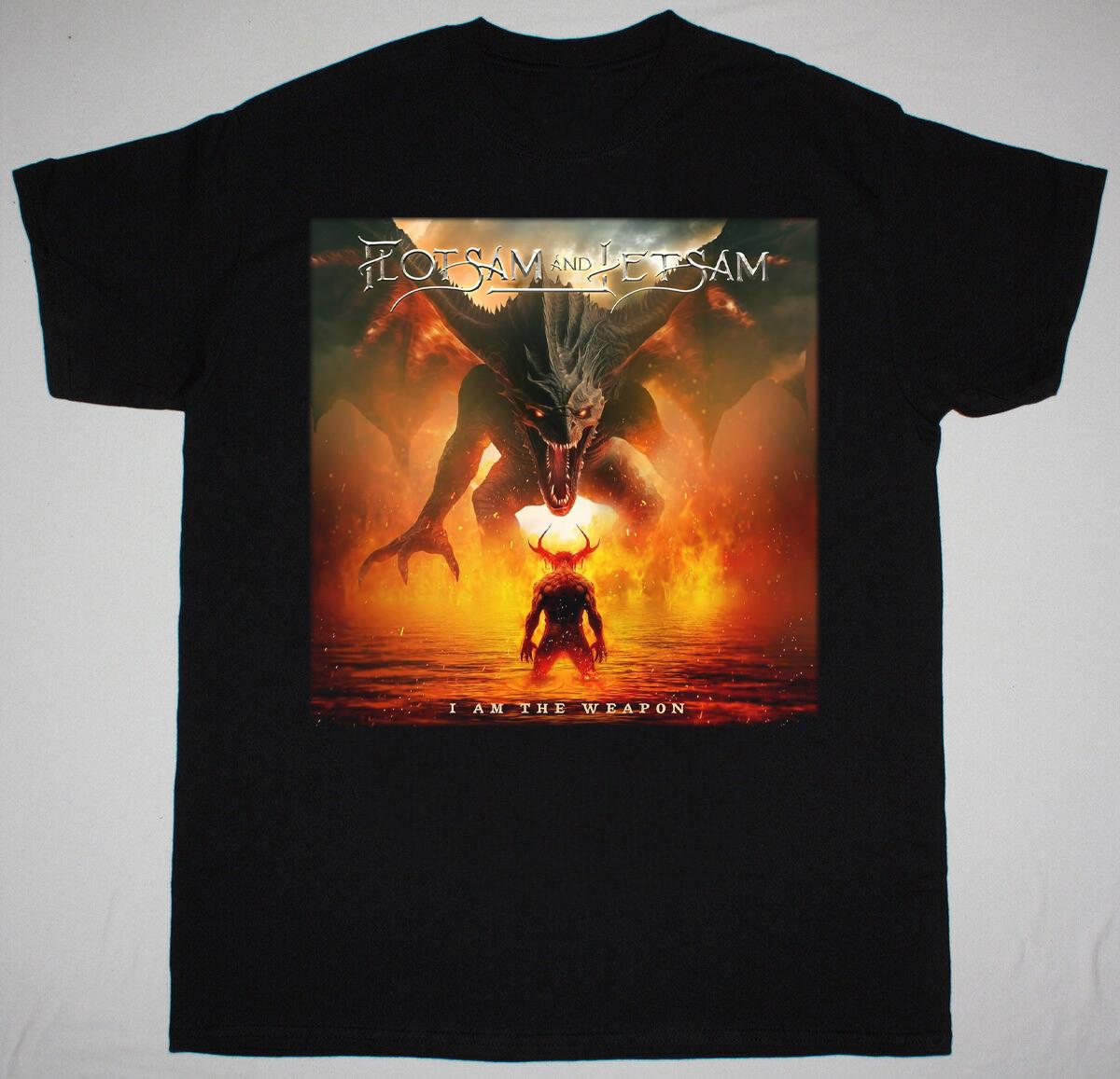 FLOTSAM AND JETSAM I Am The Weapon Black All Size Unisex Shirt AE158 L