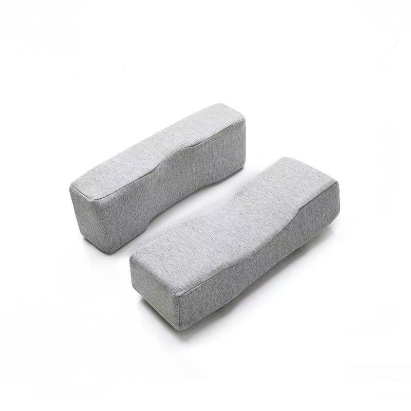 

Memory Foam Armrest Covers for Office Gaming Chairs, Adjustable Laptop Stand Riser, Ergonomic Elbow Support Pad 25x8x5cm светло-серый