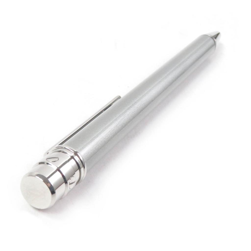 Great Cartier Ballpoint pen Santos de Cartier Twist Type Silver mens Used