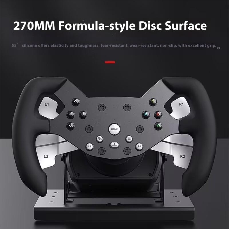 Upgrades Formulas Racing Wheel Replacement Lightweight Aluminum Ergonomic Grip Suitable for V10 & V10Pro Simulation