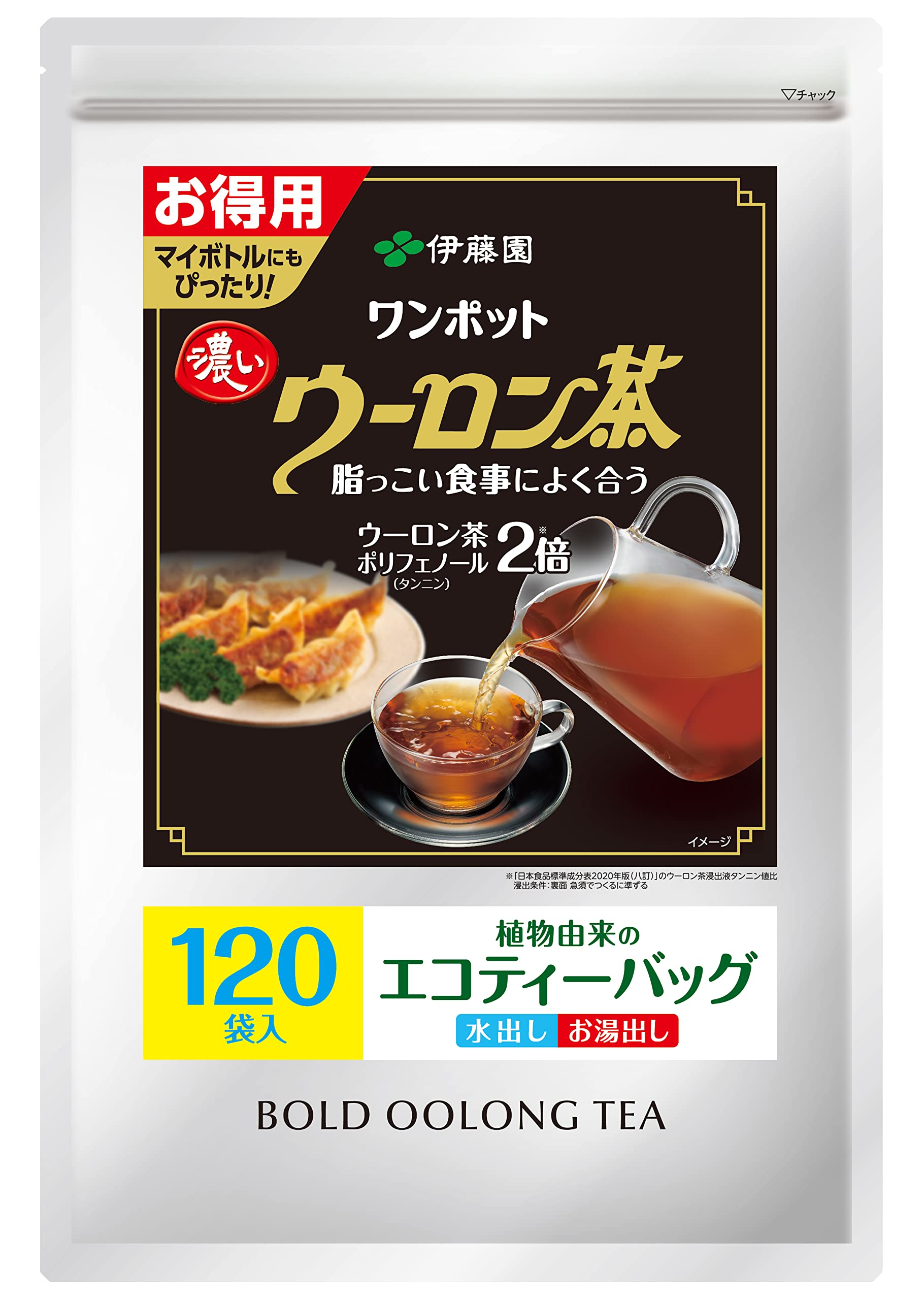 Itoen One Pot Concentrated Oolong Tea Tea Value Pack x 120 Bags, (4g bags)