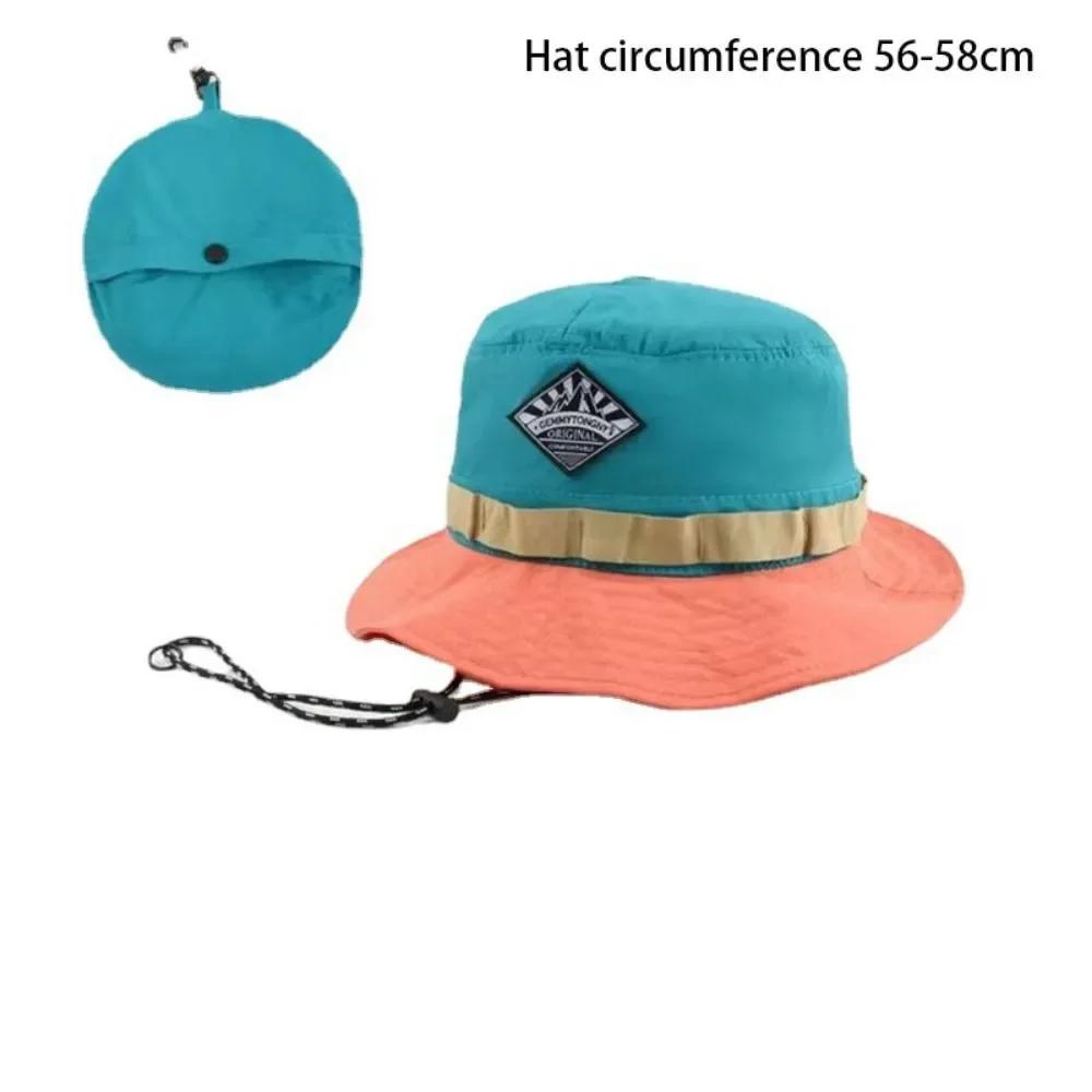 Mountaineering Quick-drying Fisherman Hat Visor Anti-UV Bucket Hat Waterproof Sunscreen Basin Hat Summer