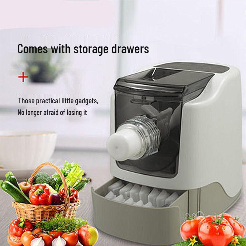 Compact Electric Multifunctional Noodle Maker: Automatic Dough Press, Kneader, and Dumpling Skin Mixer