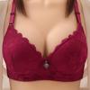 European & American Plus Size Lace Underwire Sexy Bra - Adjustable Fit