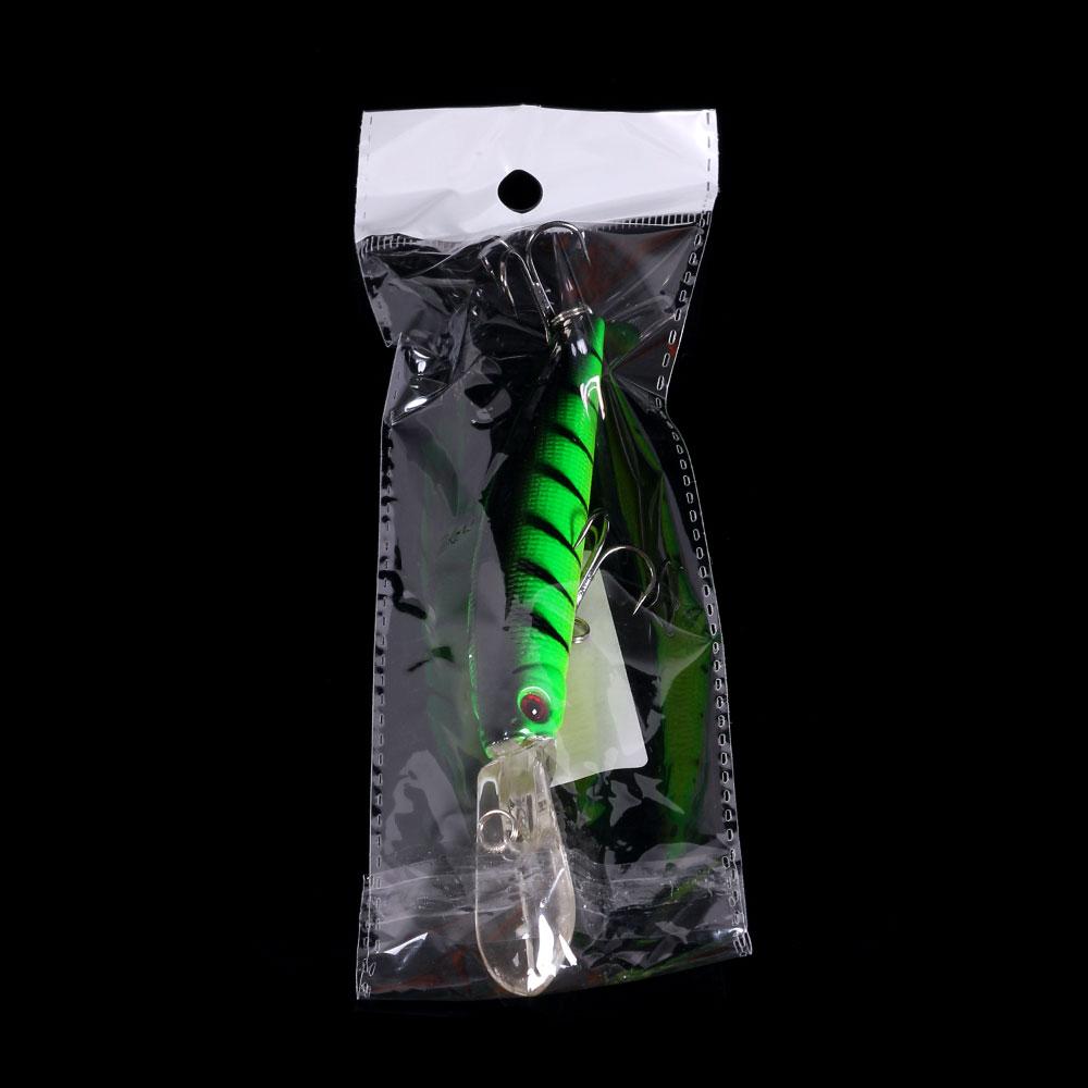 HENGJIA 1 tk Minnow kalastuslant Elutruu haugi landi vobler kõva sööt 3D Eyes kalastustarvetega