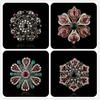 Baroque Style Vintage Women Men Crystal Brooch Retro Badges Lapel Pin Party Corsage Jewelry Accessories
