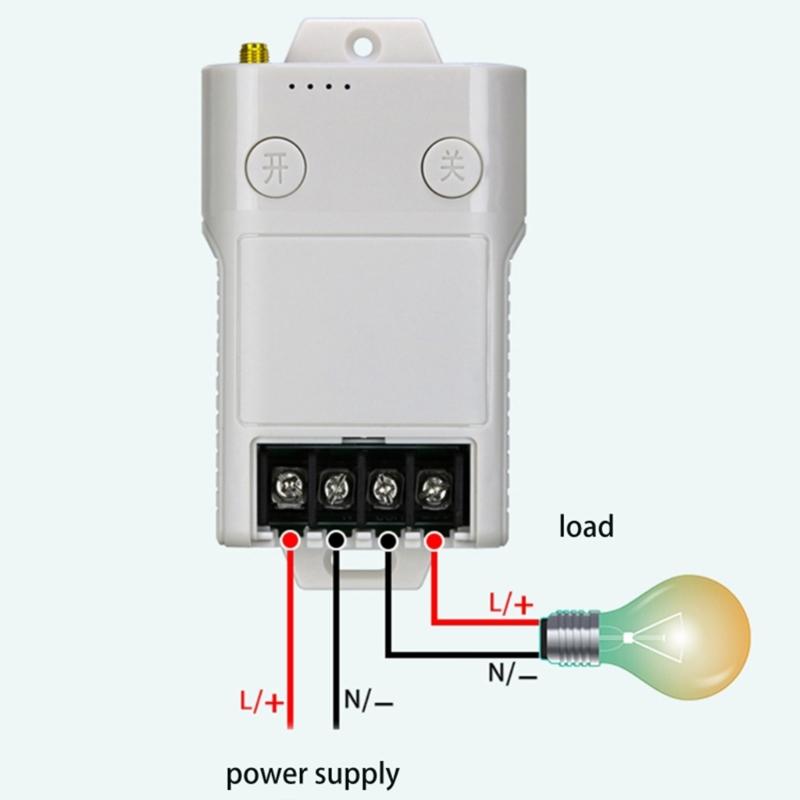 Universal Remote Control 433Mhz 315Mhz 3000m RF Receiver Transmitter Wireless RF Remote for High-power Water Pump