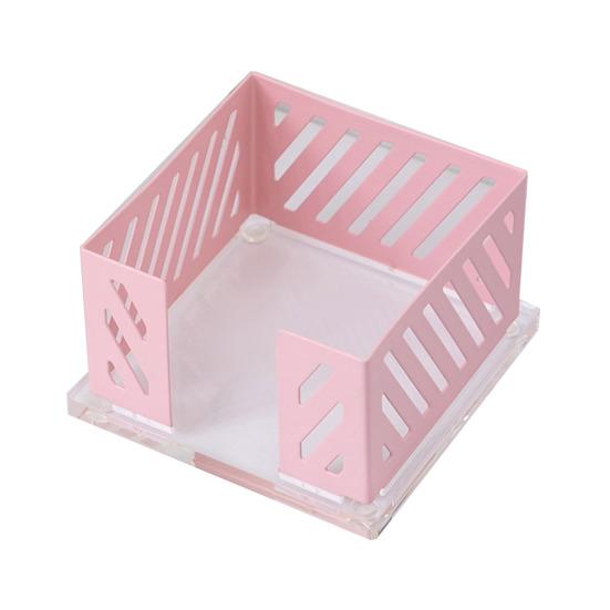 

Держатель для файлов Диспенсер для заметок Акрил Железо Легкий доступ Настольный органайзер Офис Дом Классная комната Аксессуары для хранения A розовый