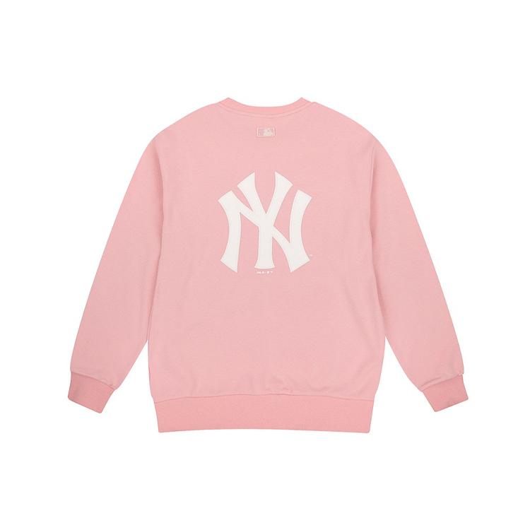 MLB Sweatshirts Unisex Pink Crew Neck Moderate Regular 31MTR1941-50P XL