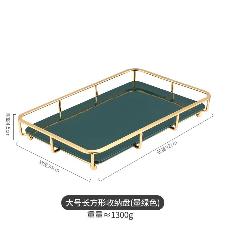 Wrought Iron Ceramic Plate Cake Pan Display Stand Dessert Plate Cake Pan Fruit Plates Decorative Frame Snack Tray Salad Bowl