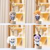 Lock Keychain Blue Cute Cartoon Girl Backpack Decorative Hanging Plush Doll