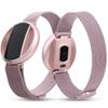 Smart Sports Bracelet Waterproof Fitness Smartwatch Bluetooth Health Monitoring Smart BandPink