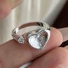 Xiaomi 925 Sterling Silver Rings for Women Couple Minimalist Handmade Simple Big Flower Pattern Ring Fine Jewelry Gift Prevent Allergy