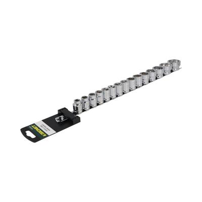 SIGNET 13136 1/2" DR 15-Piece Short Socket Set (Hex)