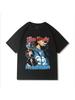 2025  Vintage West Coast HIPHOP Short Sleeve Hip Hop Loose T-Shirt Rap Rap Tee Women Men Fashion Popular Oversized