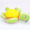 Pet Toy Molar Teeth Guard Soft Tough Chew Toy Turtle Shape Bite-Resistant Tooth Cleaner Dog Toy with Built-in Sound