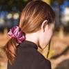 7pcs Vintage Velvet Scrunchie For Women Girls Elastic Bow Hair Rope Shinny Ponytail Holder Soft Hair Rope Hair Accessories