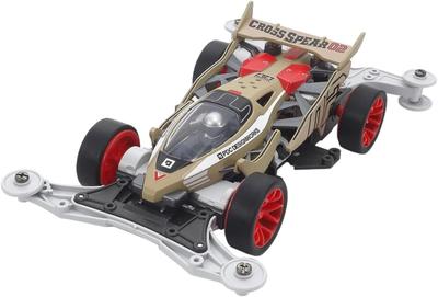 Tamiya Scale Mini 4WD Racer Series 104 Cross Spear 02 VZ Chassis 18104 1/32 No.
