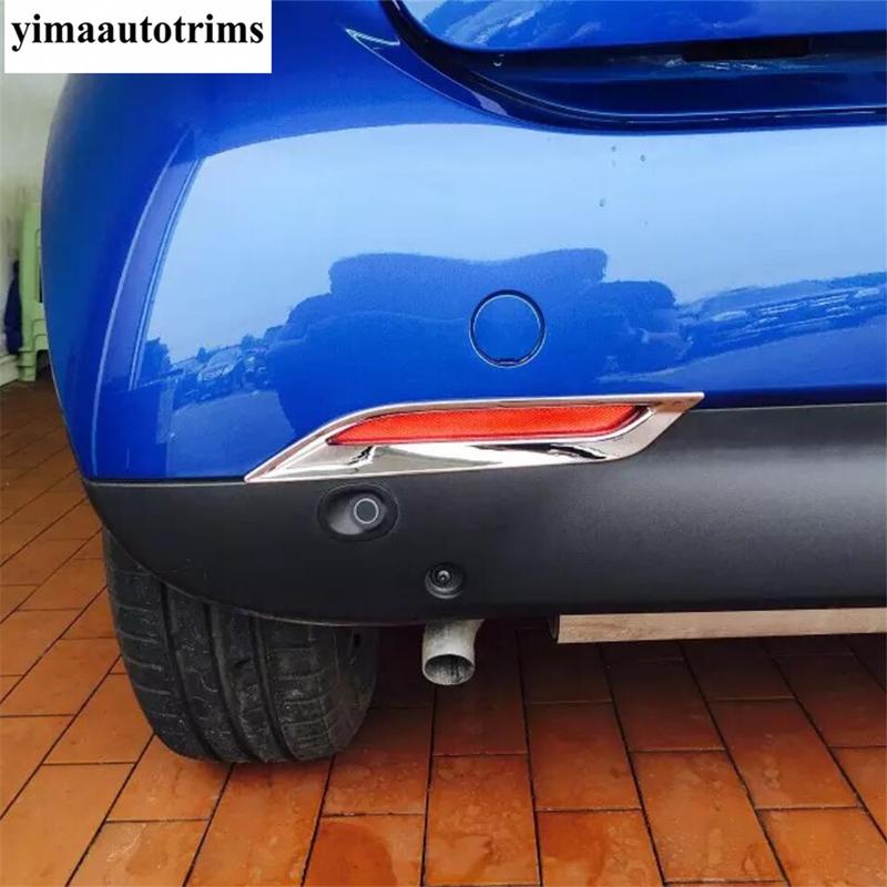 Front Rear Fog Lamp / Window Wiper / Side Air Vent Outlet Leaf Broad Cover Trim ABS Accessories For Smart 453 Fortwo 2015 -
