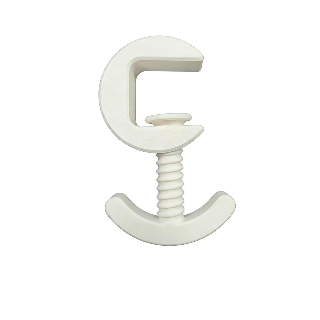 1pc C-Shaped Adjustable Desk Hook, PLA Eco-Friendly Multifunctional Home Space Saving Organizer