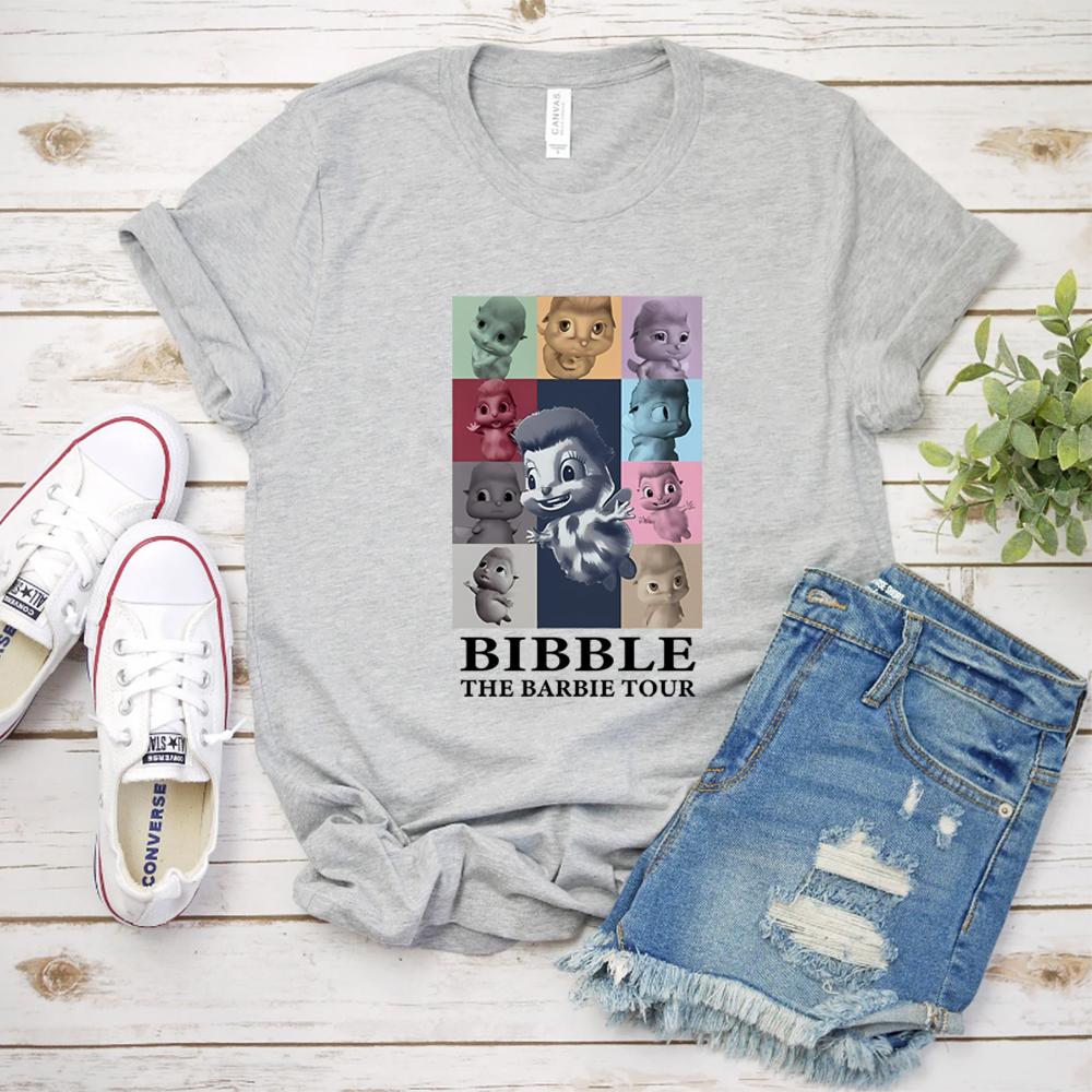Bibble Fly Eras Tour Shirt Cute Bibble T-shirt Bibble Merch Print Gift Kawaii Graphic Tee Unisex Crewneck Short Sleeves Tops
