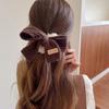 Scrunchie Women Warm Hair Scrunchies Winter Knit Hair Ties Bow Hair Bands Plush Elastic Band Hair Accessories