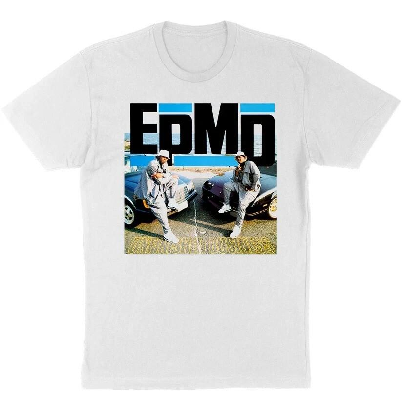 Vtg EPMD Unfinished Business Cotton White T Shirt For Men BL1578 L