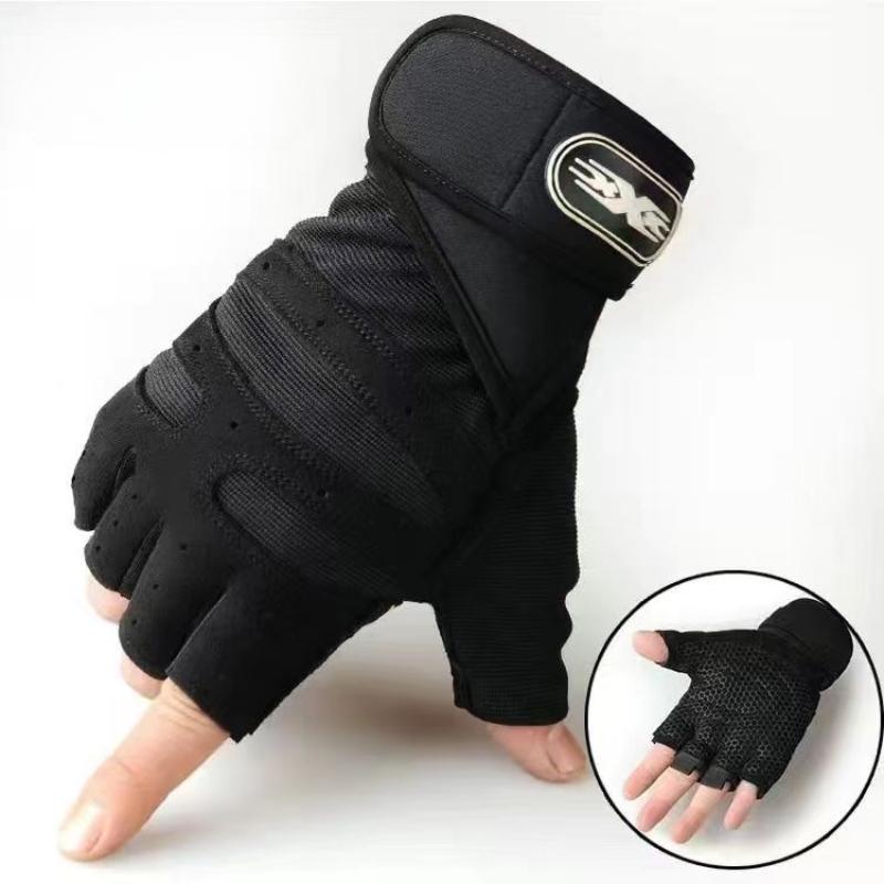 Dumbbell Gloves for Men Women Weightlifting Crossfit Bodybuilding Workout Sports Gym Training Gloves Non-slip Wrist Protector