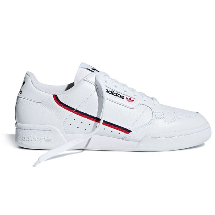 Adidas Continental 80 White Navy Scarlet Unisex joggesko Cloud-White Collegiate-Navy G27706