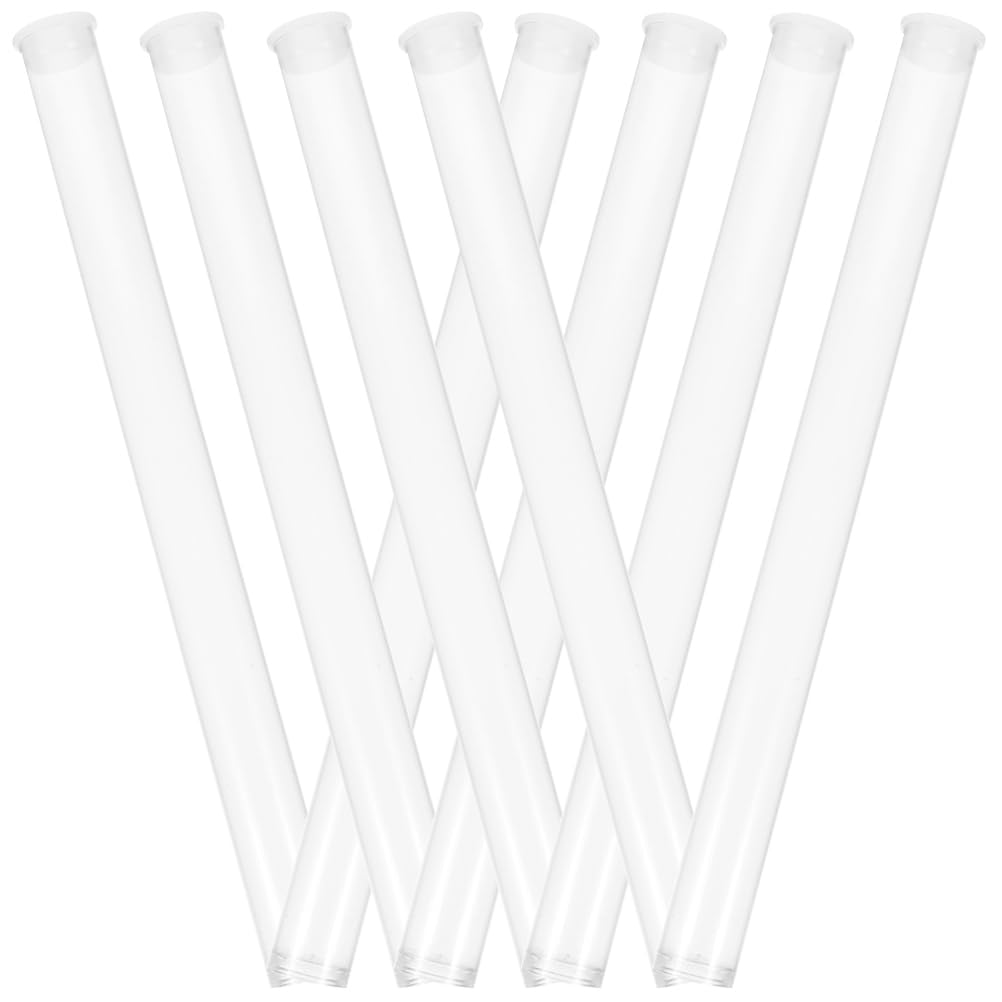 DECHOUS Incense Case, Holds 8 Incense Sticks, Acrylic Tubes, Portable Case, for Buddhist Altars, Storage, Lightweight, Easy to Carry, and Perfect for