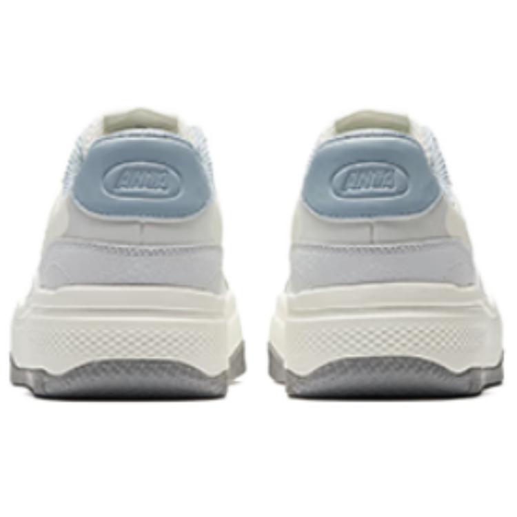 Anta Street Warrior 2 Comfortable Versatile Non-Slip Durable Low-Top Skate Shoes Men Sneakers White Blue 912528077-2