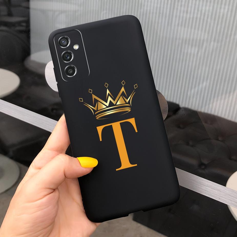 For Samsung Galaxy M52 5G Case SM-M526B Cute Crown Letters Cover Soft Silicone Phone Cases For Samsung M52 M 52 GalaxyM52 Fundas