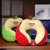 Cartoon Soft Apple U-Shaped Pillow Office Lunch Break Nap Pillow Girls Plane Travel Portable Neck Pillow