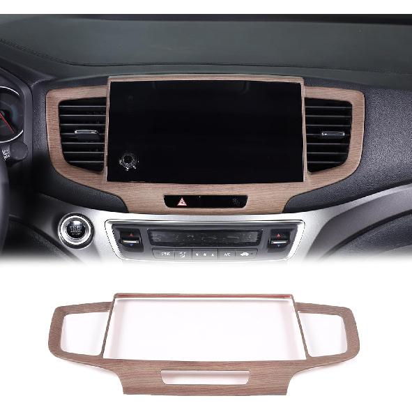 Dashboard Navigation Panel Frame for Honda Pilot 2019-2022/ Ridgeline 2021-2023/ Passport 2019-2023, ABS Material Center Console GPS Screen Panel