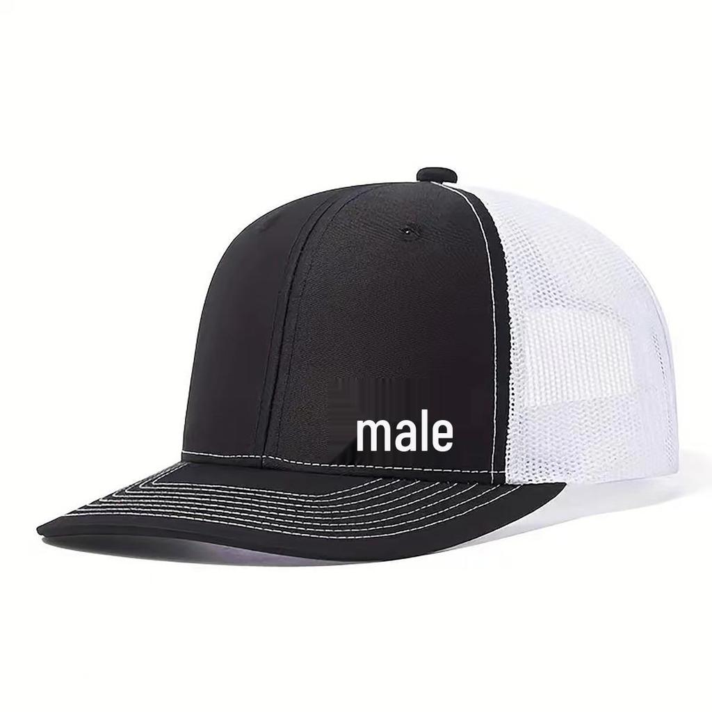 Casquette de camionneur créative avec vue sur la montagne: Casquette en Mesh Courbée à Séchage Rapide pour Homme