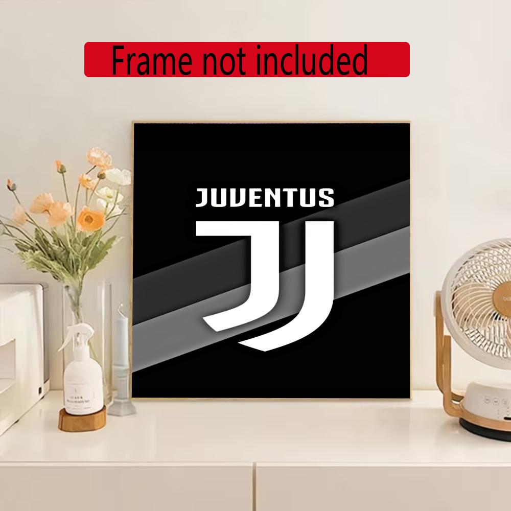 Juventus 5D Diamond Painting Round Diamond Rhinestones Mosaic Diamond Embroidery Wall Paintings Rhinestones Gift Frameless