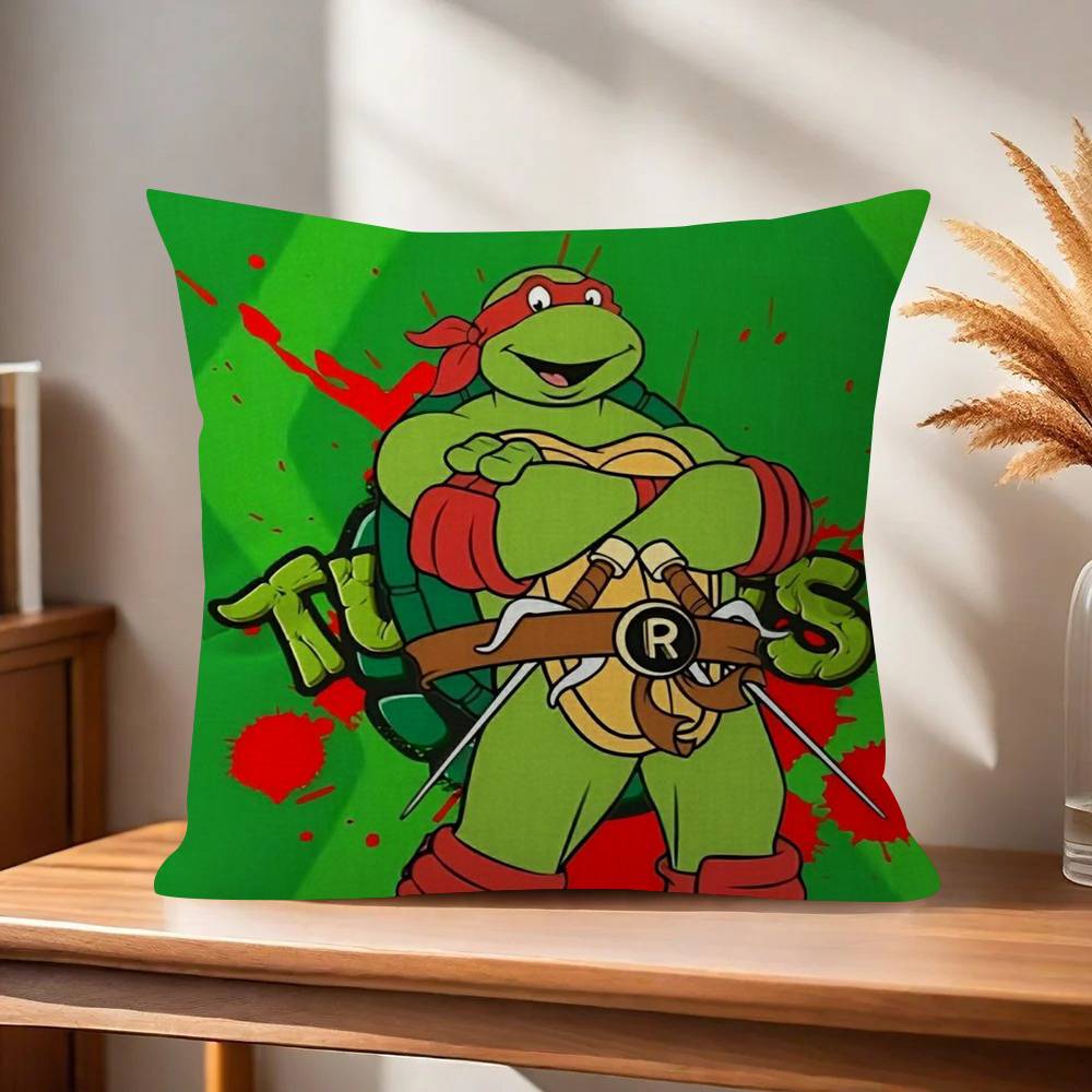 N-Ninja Movie T-Turtles  Pillow Cover for Bedroom Room and Living Room Sofa Decorative Cushion Cover