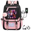 Schulrucksack mit großer Kapazität und Schultergurt; Schüler Drei-teiliges Federmäppchen-Set