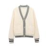 Za Export New Arrival Women's Clothing ZR Fashion Style Trim Simple Graceful V Neck Long Sleeve Knitted Coat 6771154